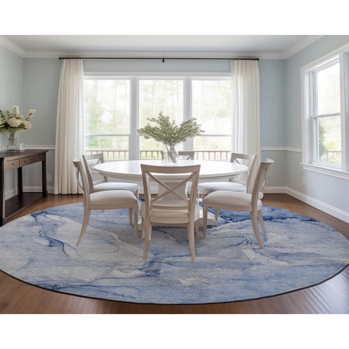 Chantille ACN516 Navy 8' x 8' Rug