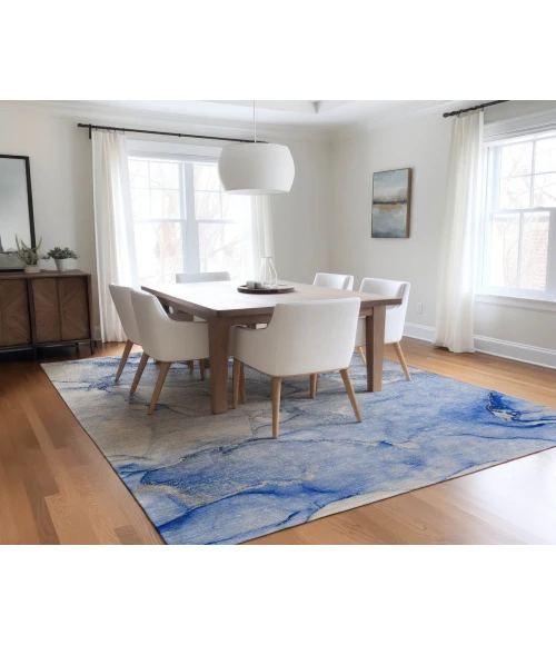 Chantille ACN516 Navy 3' x 5' Rug