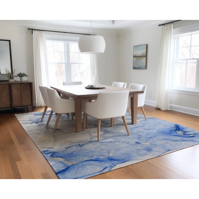 Chantille ACN516 Navy 2'6" x 3'10" Rug