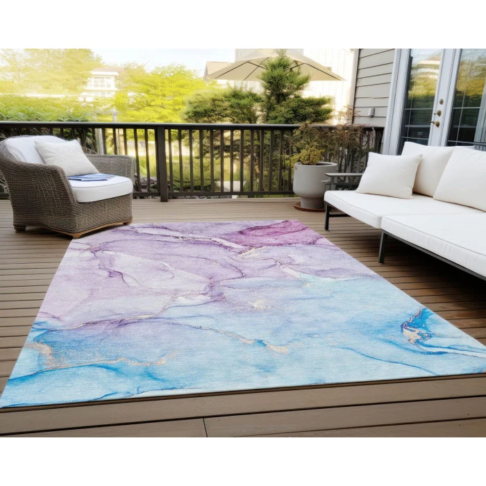 Chantille ACN516 Purple 8' x 10' Rug