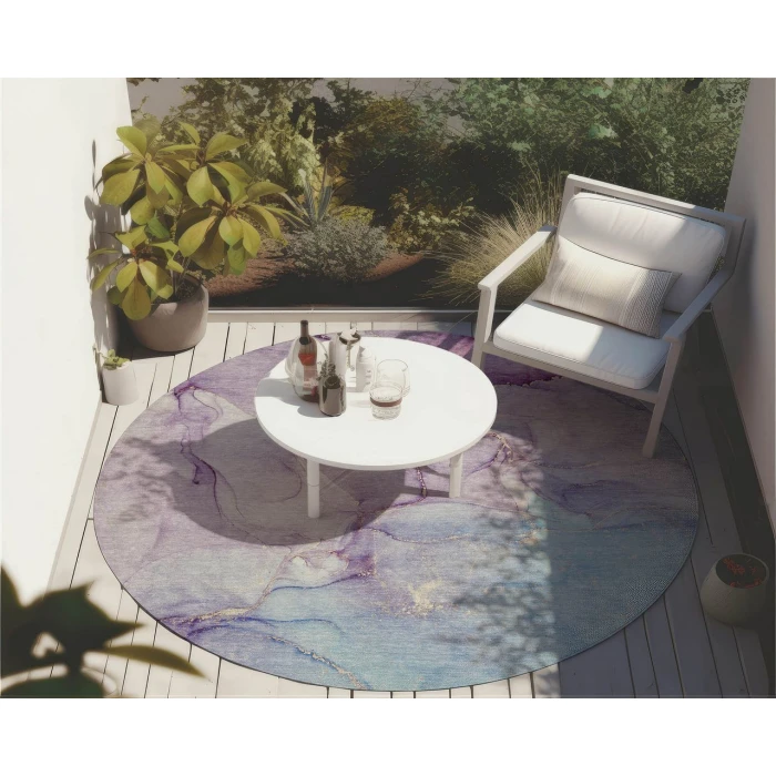 Chantille ACN516 Purple 8' x 8' Rug
