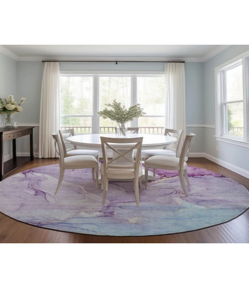 Chantille ACN516 Purple 8' x 8' Rug