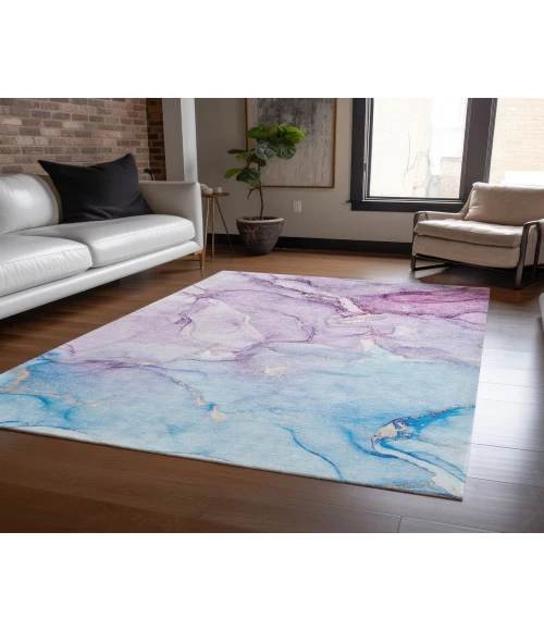 Chantille ACN516 Purple 3' x 5' Rug