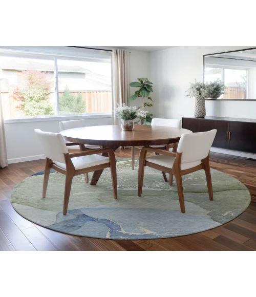 Chantille ACN517 Blue 8' x 8' Rug