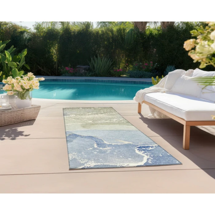 Chantille ACN517 Blue 2'3" x 7'6" Rug