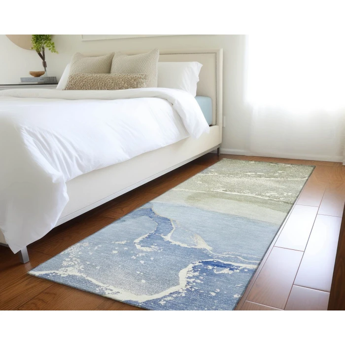 Chantille ACN517 Blue 2'3" x 7'6" Rug