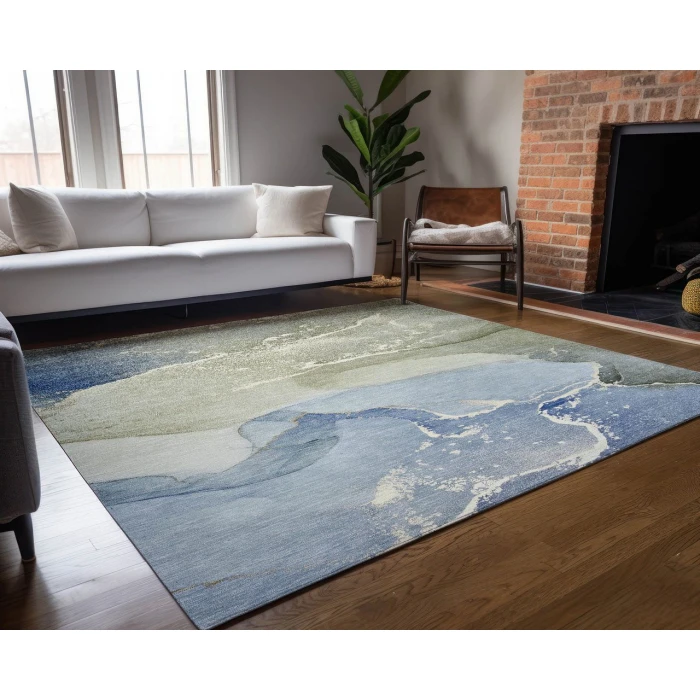 Chantille ACN517 Blue 8' x 10' Rug