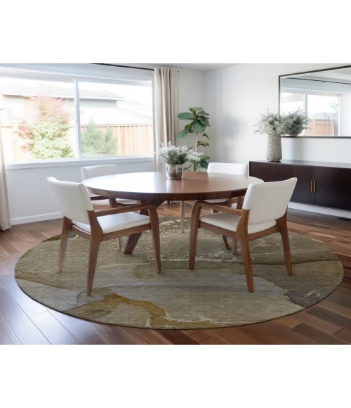 Chantille ACN517 Brown 8' x 8' Rug