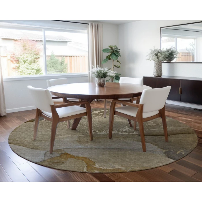 Chantille ACN517 Brown 8' x 8' Rug