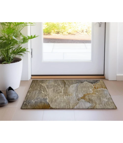 Chantille ACN517 Brown 1'8" x 2'6" Rug