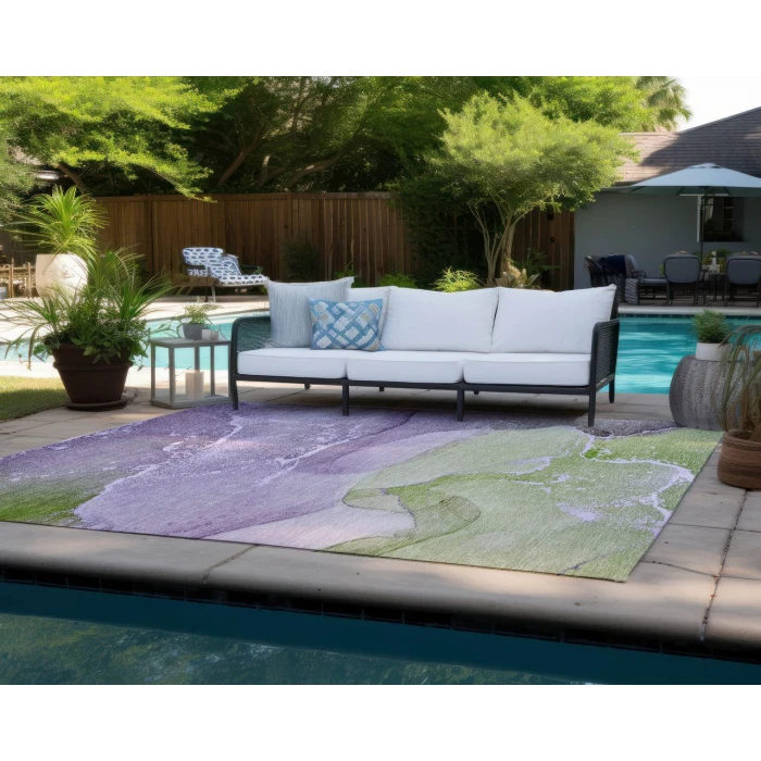 Chantille ACN517 Purple 8' x 10' Rug