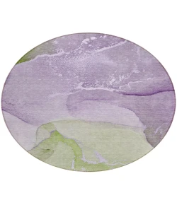 Addison Chantille ACN517 Purple 8 ft. x 8 ft. Round Rug