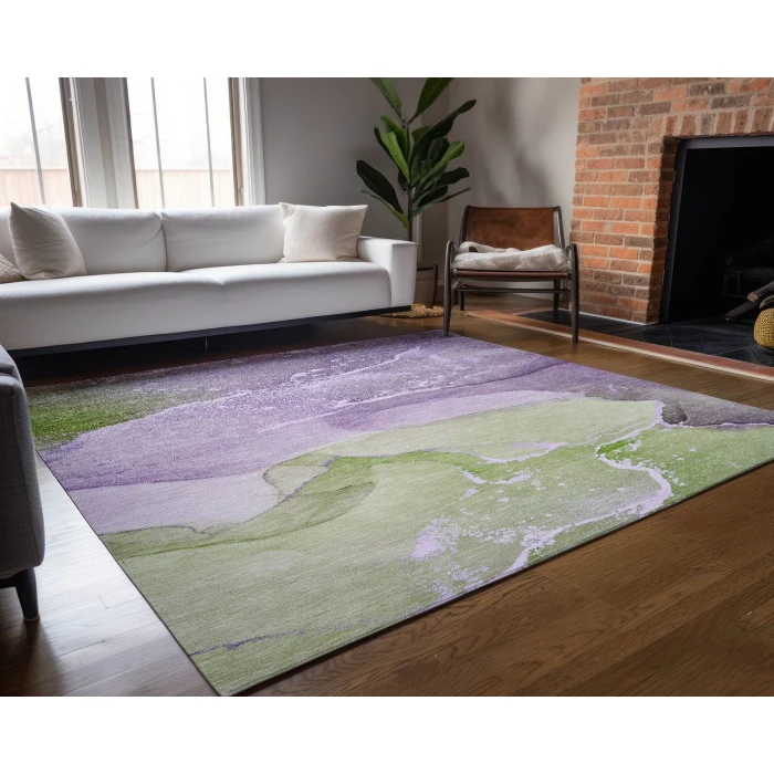 Chantille ACN517 Purple 8' x 10' Rug