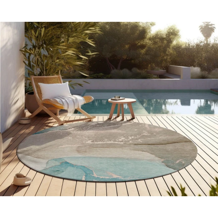 Chantille ACN517 Teal 8' x 8' Rug