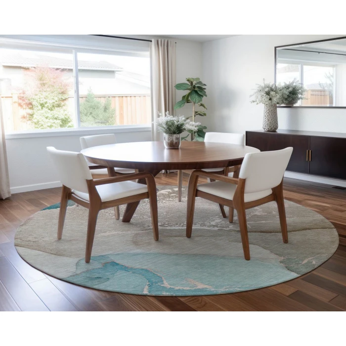 Chantille ACN517 Teal 8' x 8' Rug