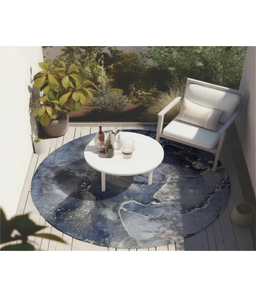 Chantille ACN518 Navy 8' x 8' Rug