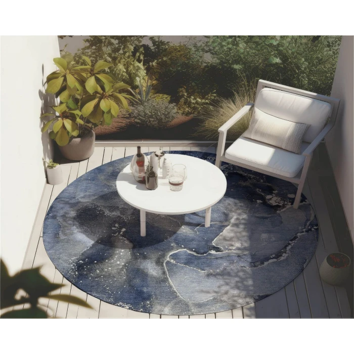 Chantille ACN518 Navy 8' x 8' Rug