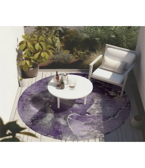 Chantille ACN518 Purple 8' x 8' Rug