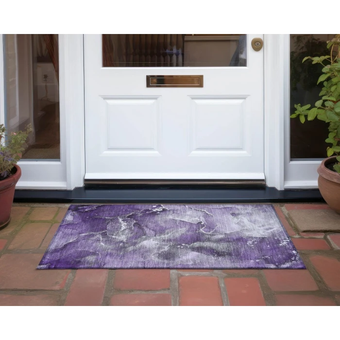 Chantille ACN518 Purple 1'8" x 2'6" Rug