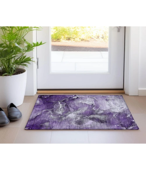 Chantille ACN518 Purple 1'8" x 2'6" Rug