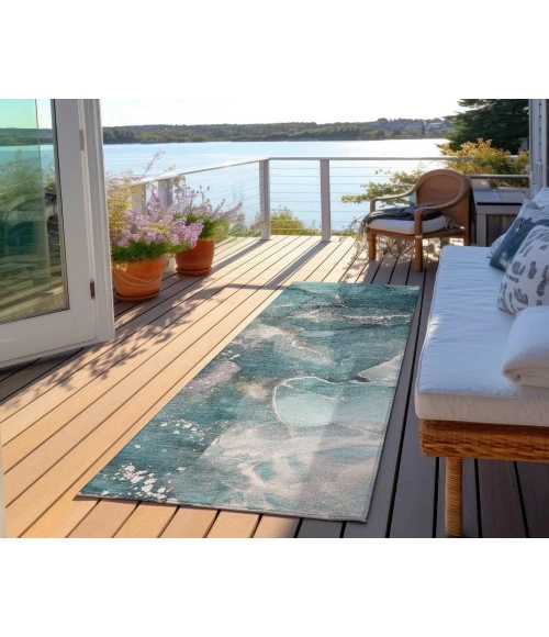 Chantille ACN518 Teal 2'3" x 7'6" Rug