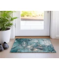 Chantille ACN518 Teal 1'8" x 2'6" Rug