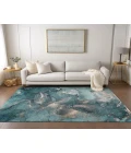 Chantille ACN518 Teal 9' x 12' Rug