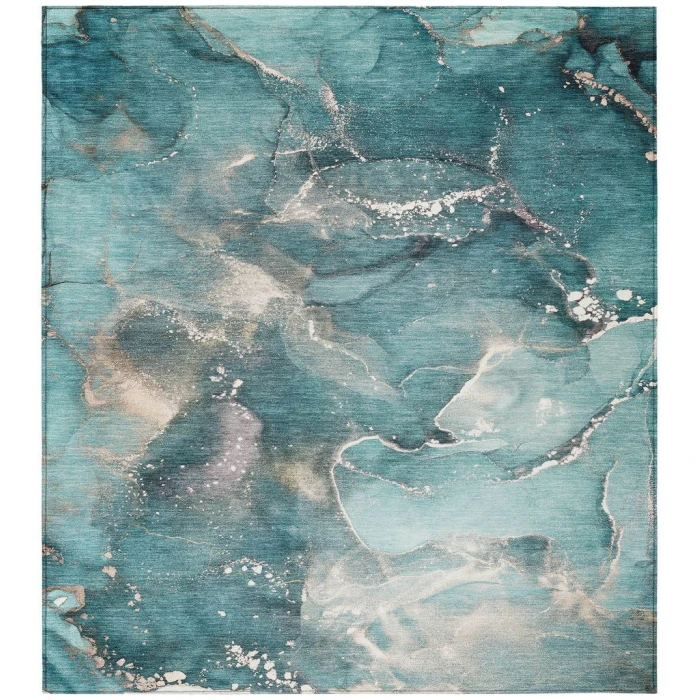 Chantille ACN518 Teal 2'6" x 3'10" Rug