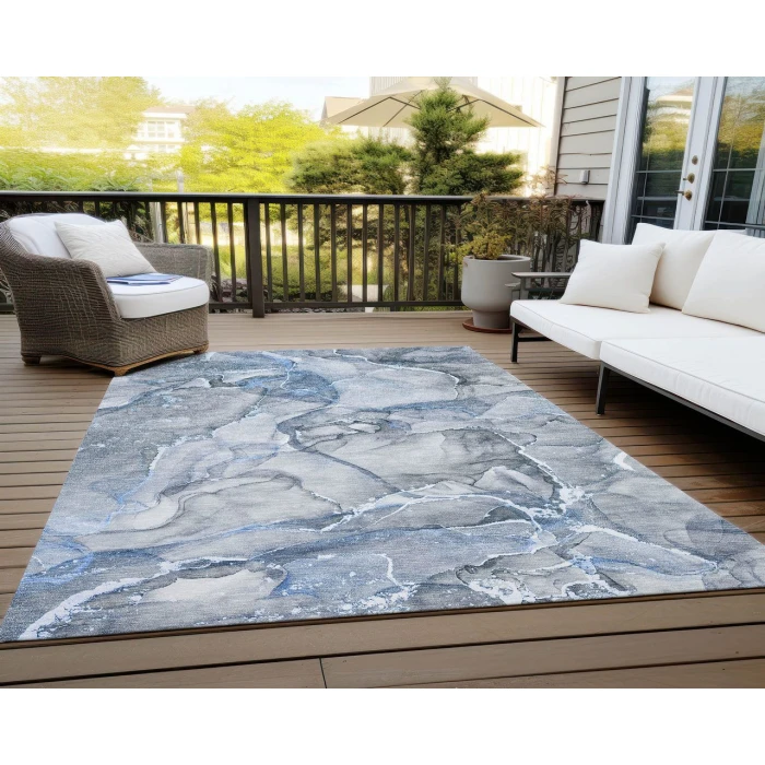 Chantille ACN519 Blue 2'6" x 3'10" Rug