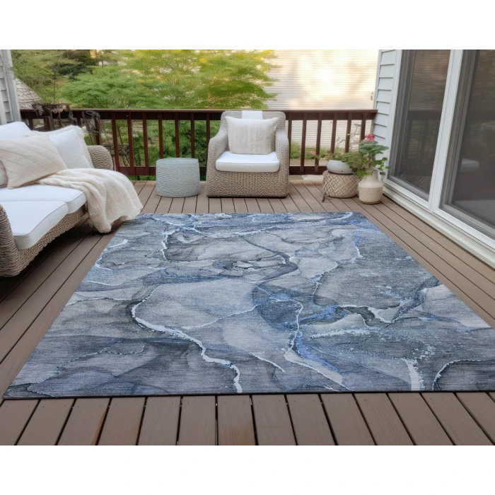 Chantille ACN519 Blue 2'6" x 3'10" Rug
