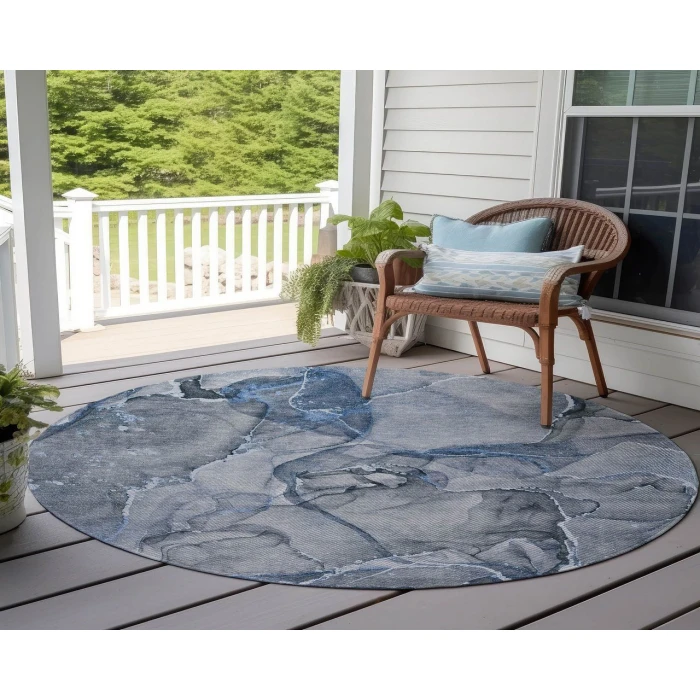 Chantille ACN519 Blue 8' x 8' Rug