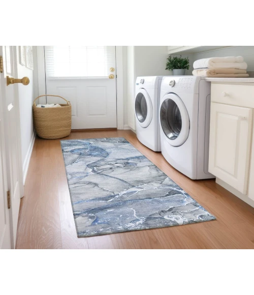Chantille ACN519 Blue 2'3" x 7'6" Rug