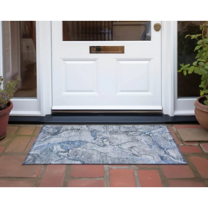 Chantille ACN519 Blue 1'8" x 2'6" Rug