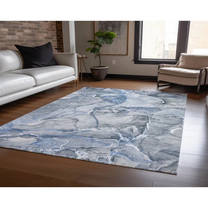 Chantille ACN519 Blue 2'6" x 3'10" Rug