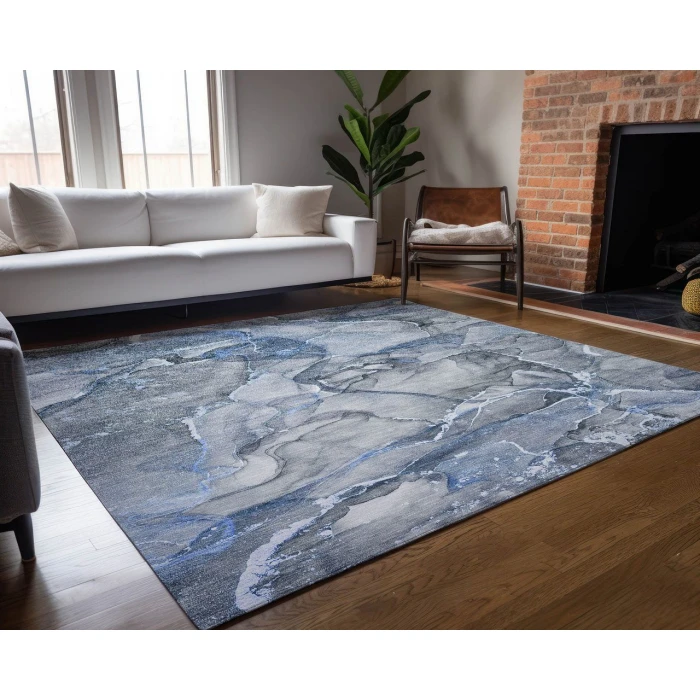 Chantille ACN519 Blue 2'6" x 3'10" Rug