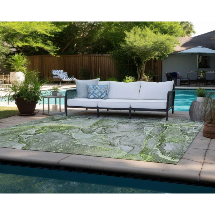Chantille ACN519 Green 8' x 10' Rug
