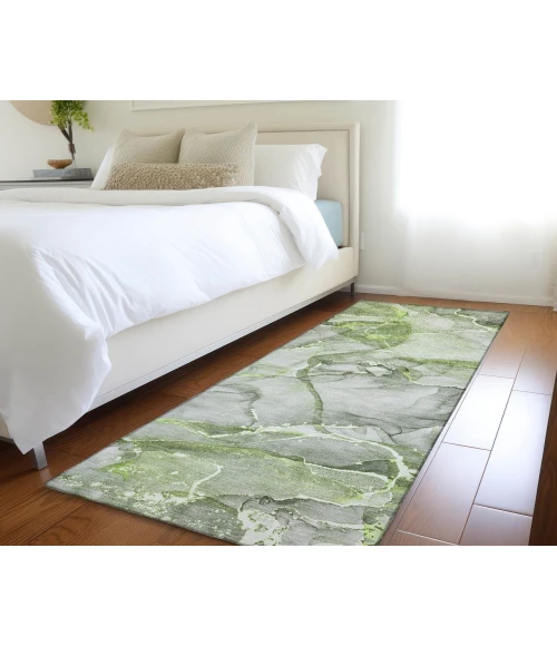 Chantille ACN519 Green 2'3" x 7'6" Rug