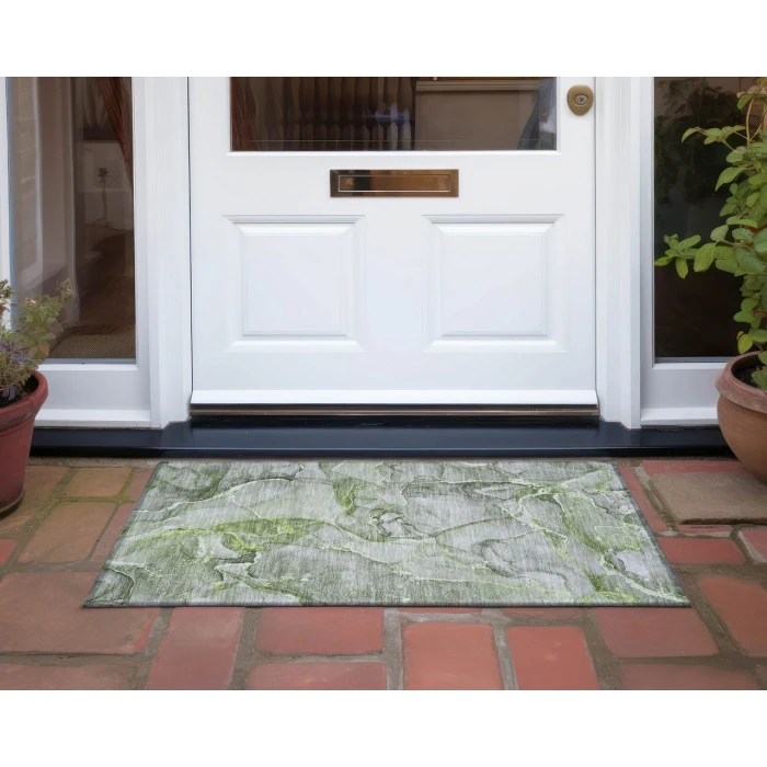 Chantille ACN519 Green 1'8" x 2'6" Rug