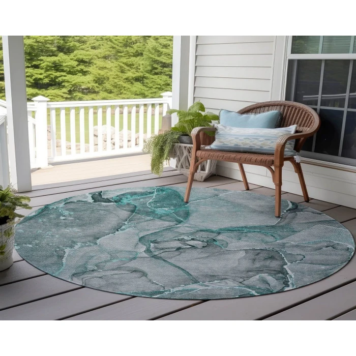 Chantille ACN519 Teal 8' x 8' Rug