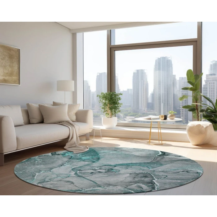 Chantille ACN519 Teal 8' x 8' Rug