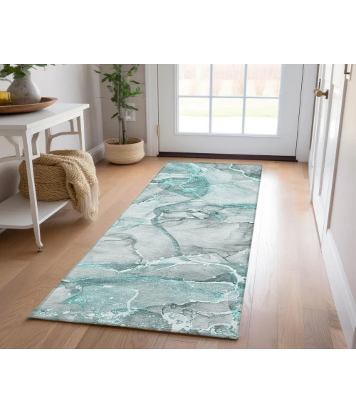 Chantille ACN519 Teal 2'3" x 7'6" Rug