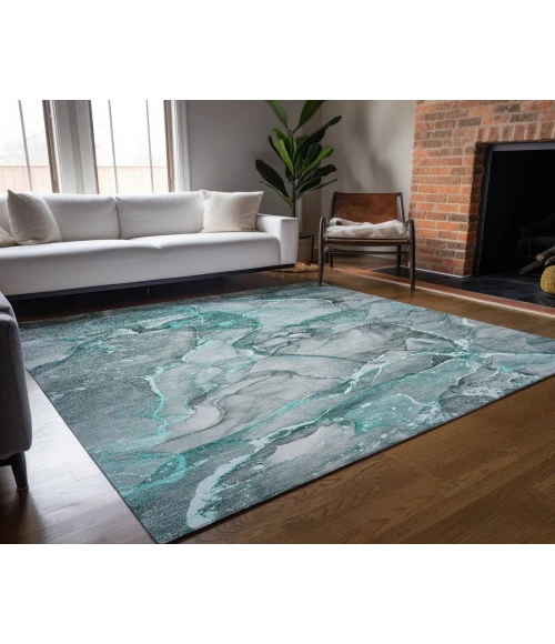 Chantille ACN519 Teal 3' x 5' Rug