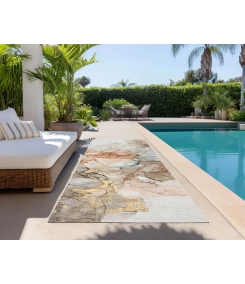 Chantille ACN520 Beige 2'3" x 7'6" Rug
