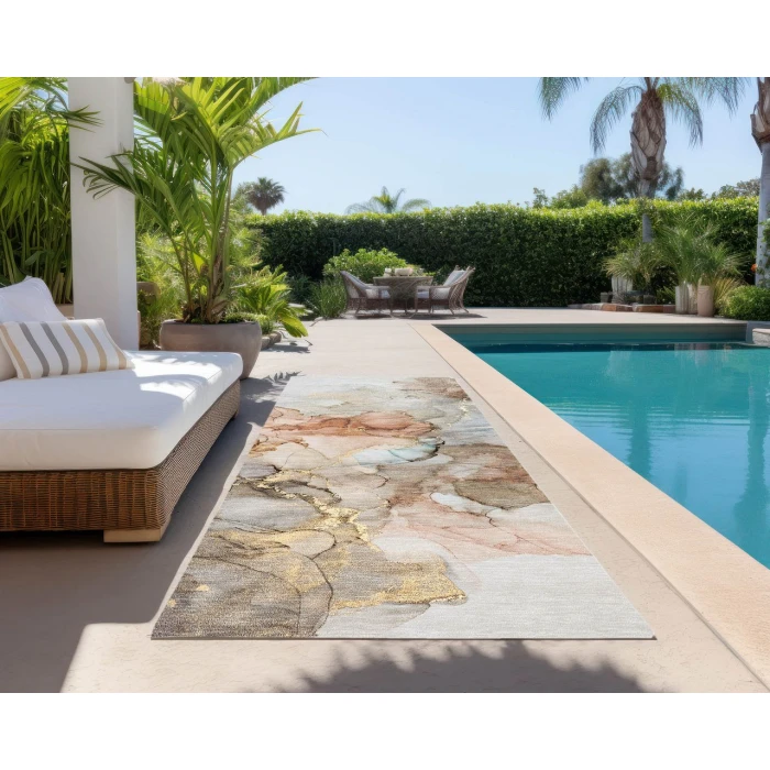 Chantille ACN520 Beige 2'3" x 7'6" Rug