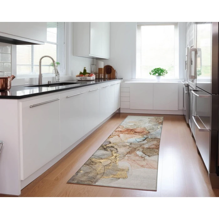 Chantille ACN520 Beige 2'3" x 7'6" Rug