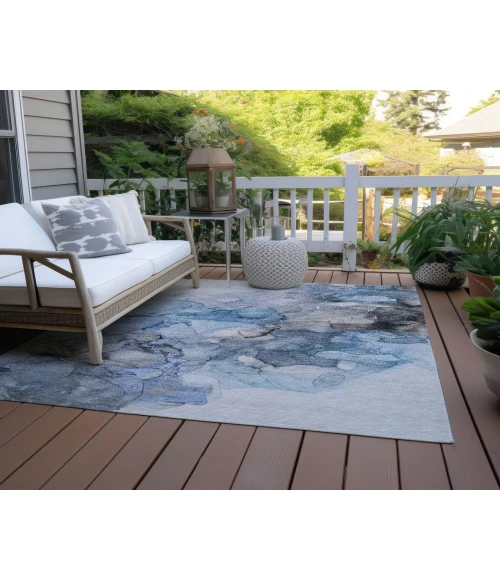Chantille ACN520 Blue 3' x 5' Rug