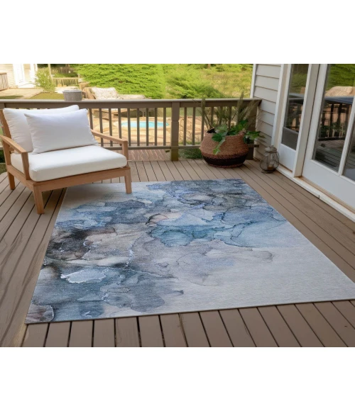 Chantille ACN520 Blue 3' x 5' Rug