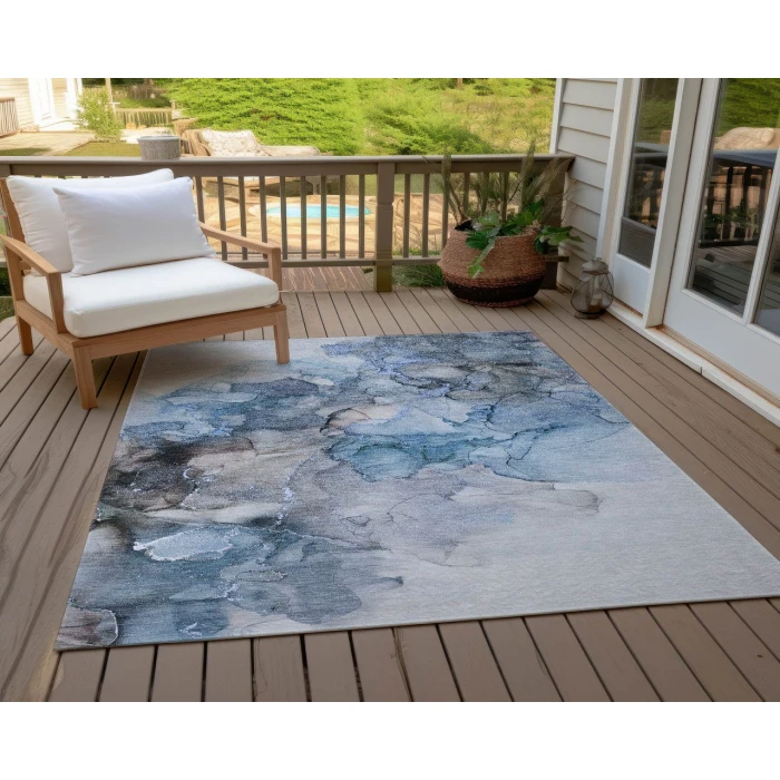 Chantille ACN520 Blue 8' x 10' Rug