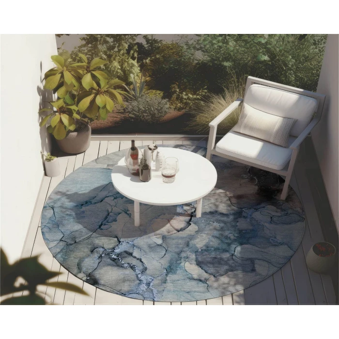 Chantille ACN520 Blue 8' x 8' Rug