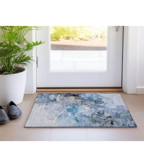 Chantille ACN520 Blue 1'8" x 2'6" Rug